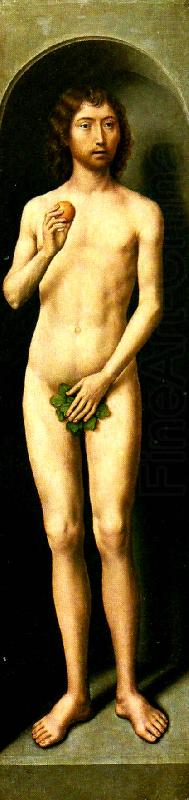 Hans Memling adam oil painting picture